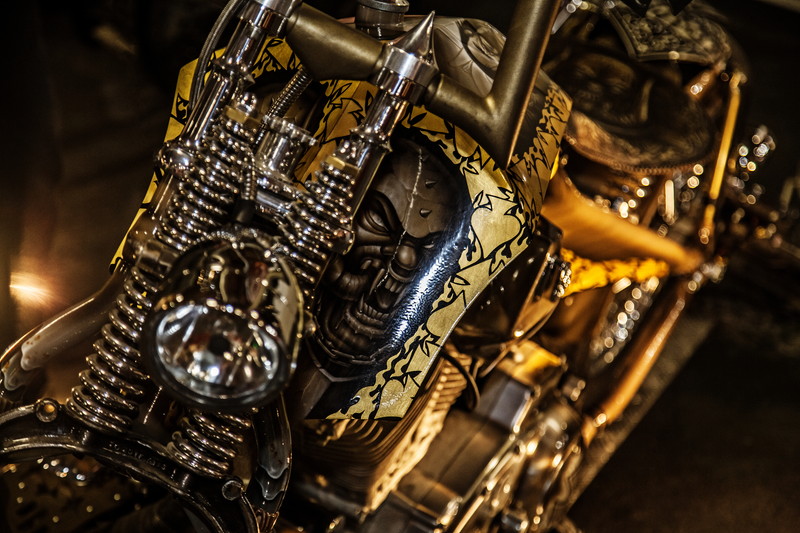 個性的なハーレー