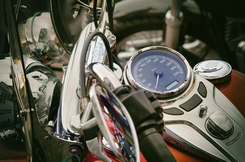 タンク周りとハンドル